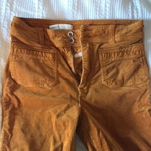 Anthropologie flare corduroys